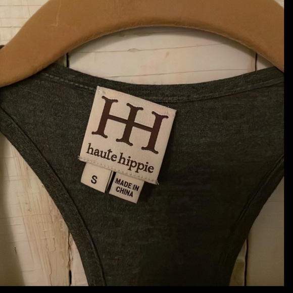 HAUTE HIPPIE camo skull racerback tank top - Picture 5 of 5